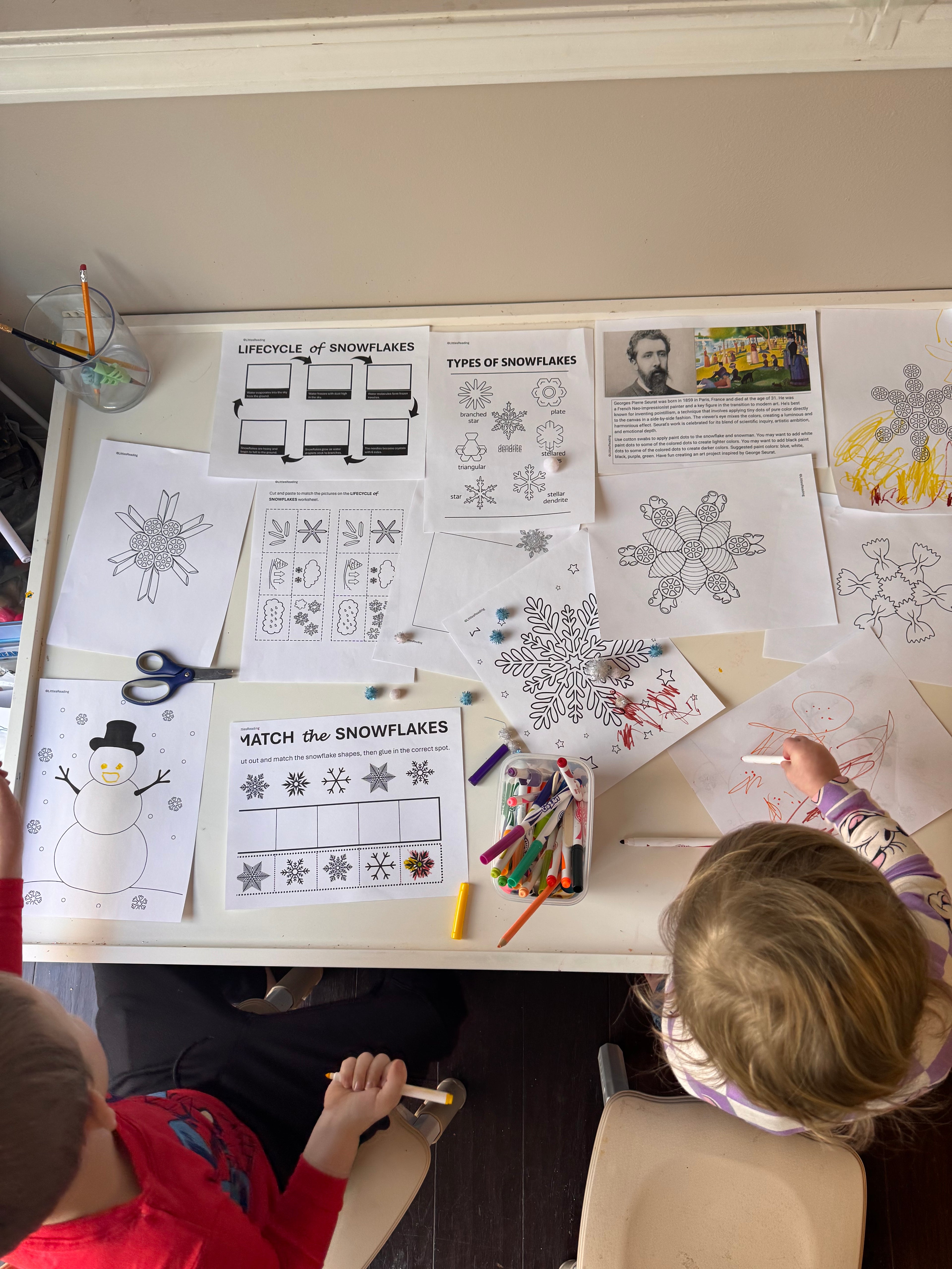 Free Snowflake Themed Printables