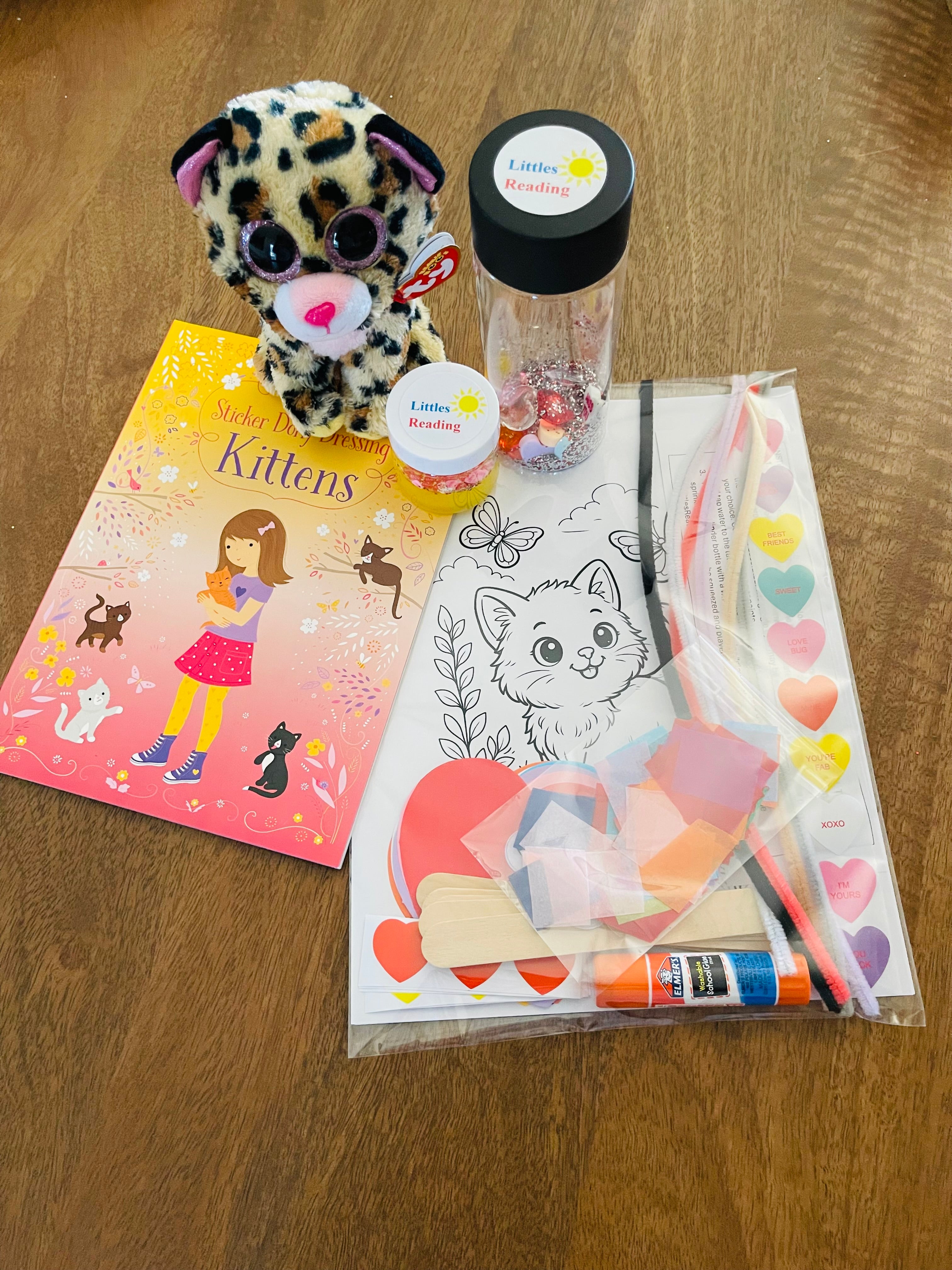 Leopard Kitten Valentine Box