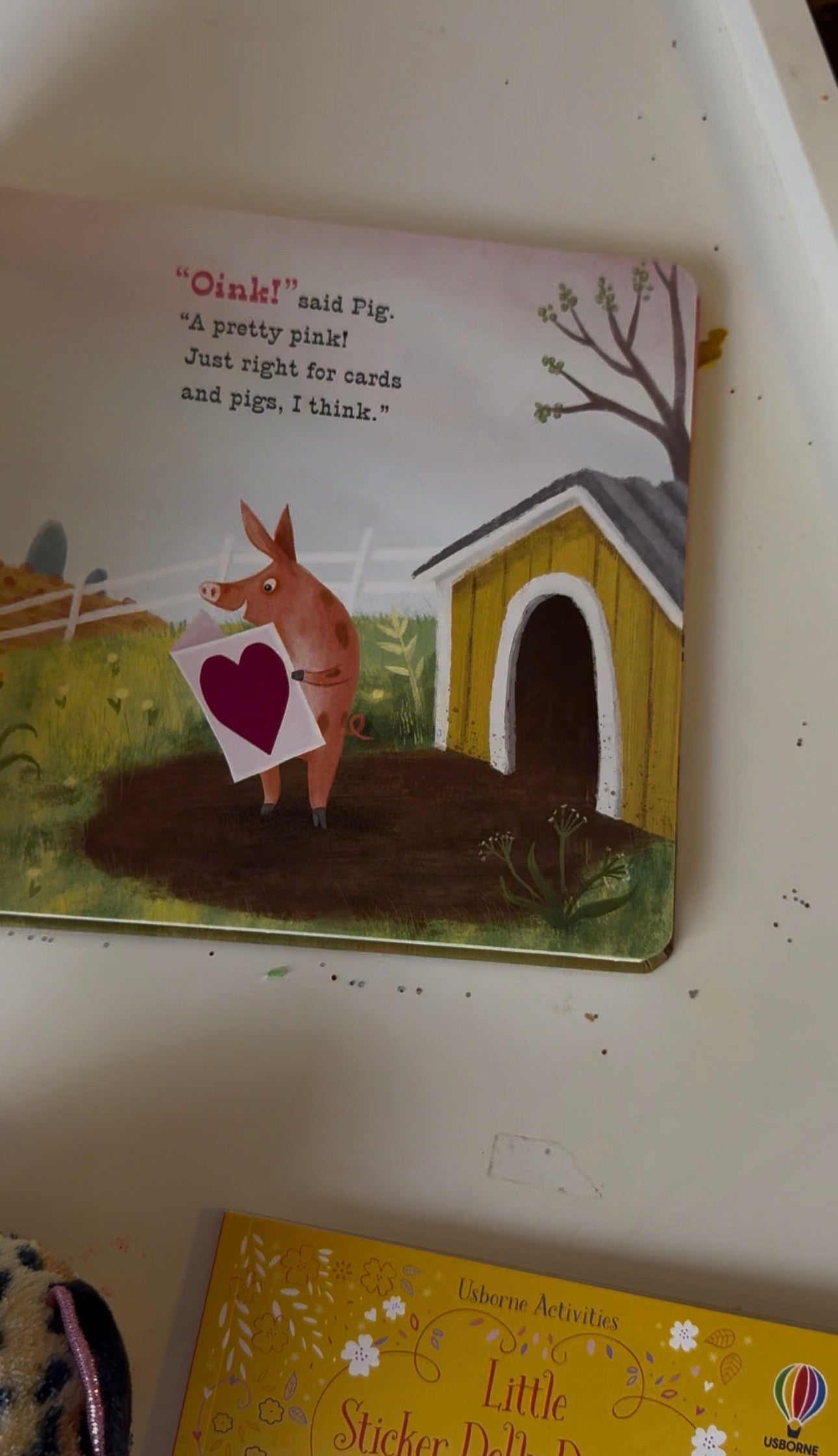 Pink Pig Valentine Box