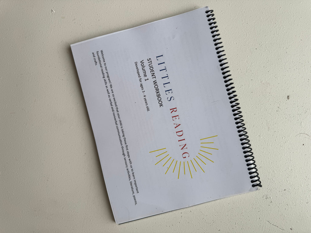 First Year Preschooler Curriculum. Volume 1 Workbook