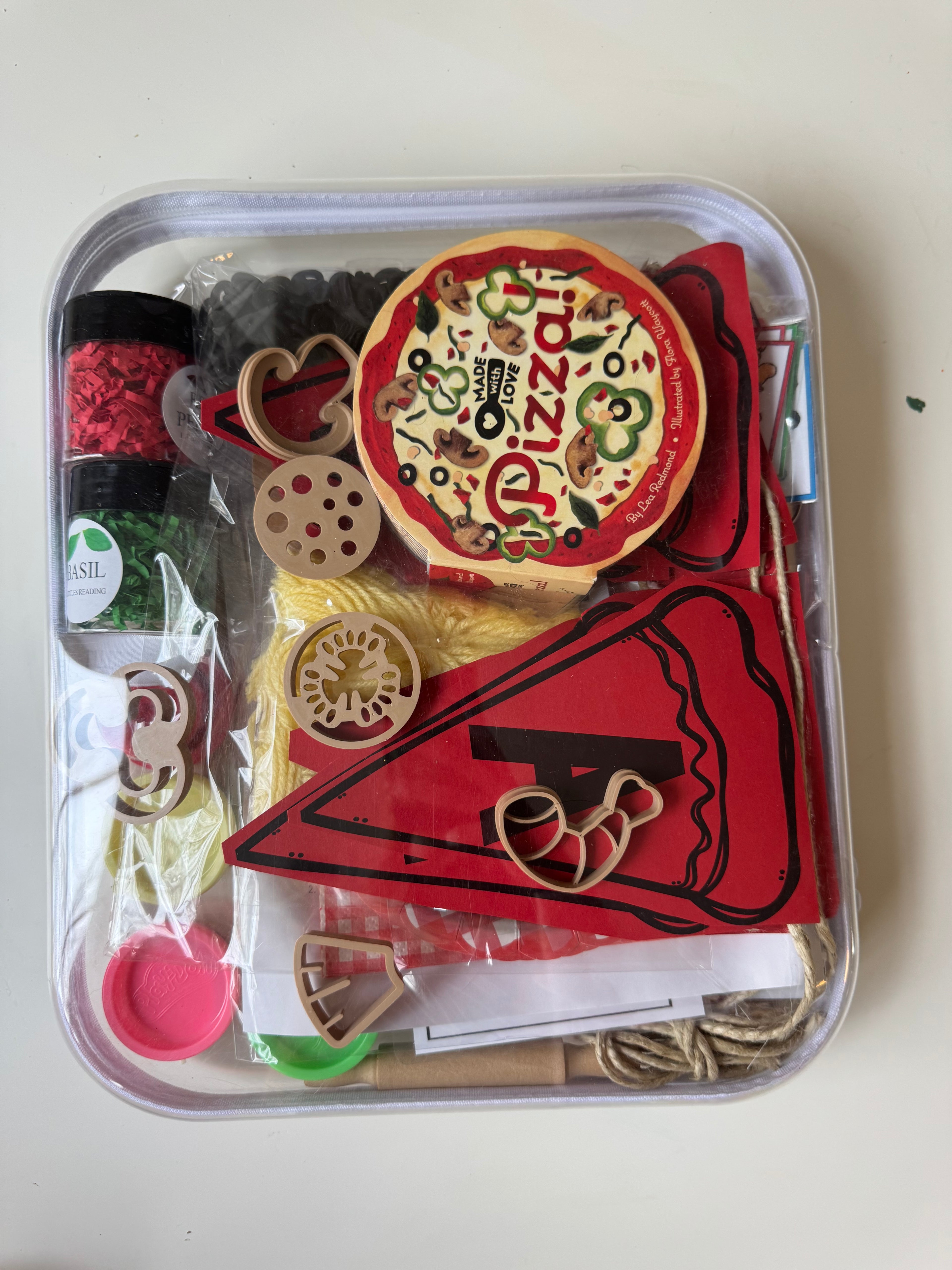 Pizzeria activity box