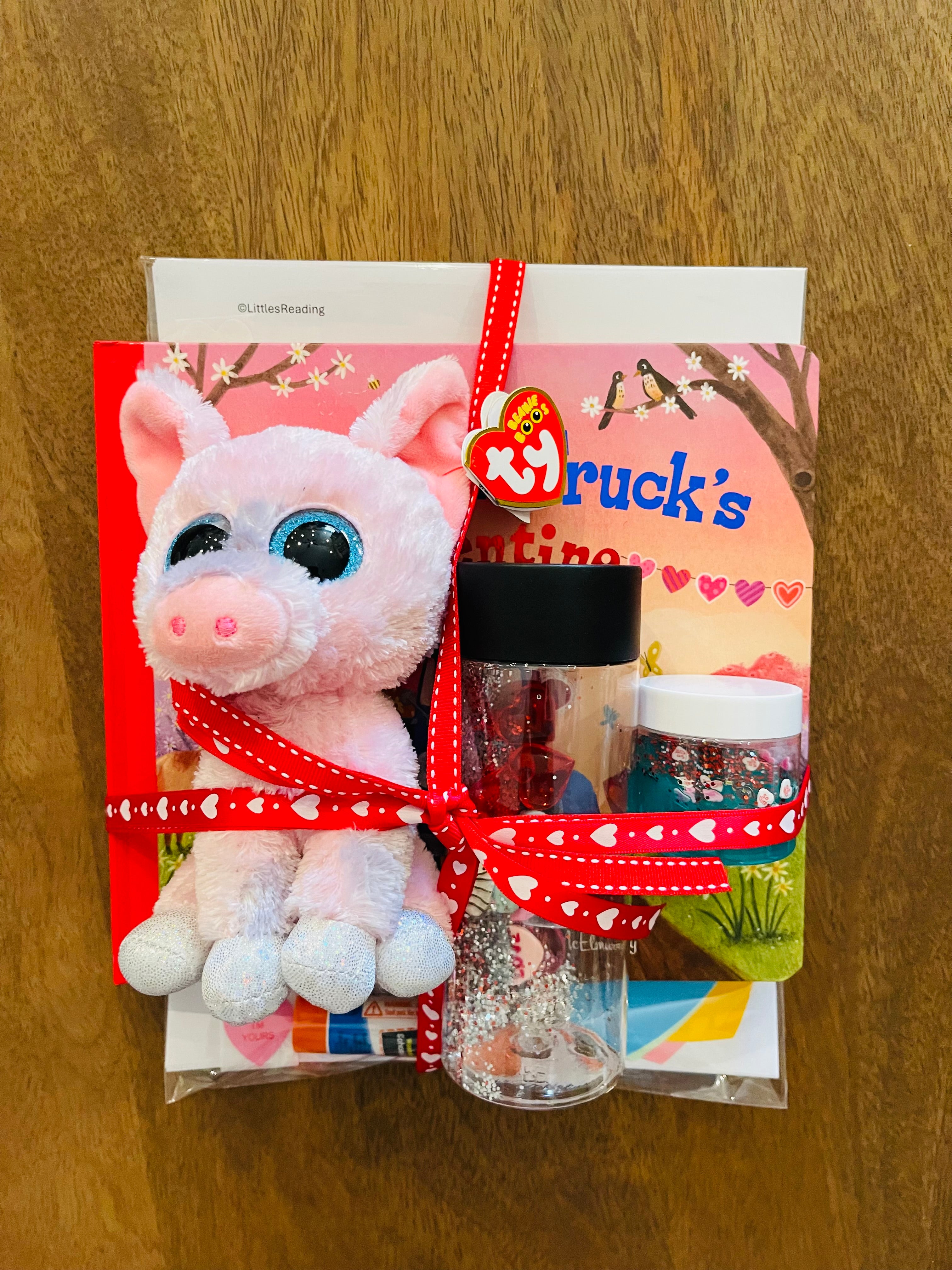 Pink Pig Valentine Box