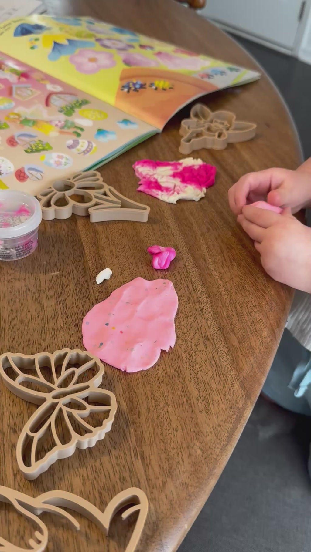 Fairy, butterfly, mushroom, & flower play dough cutter